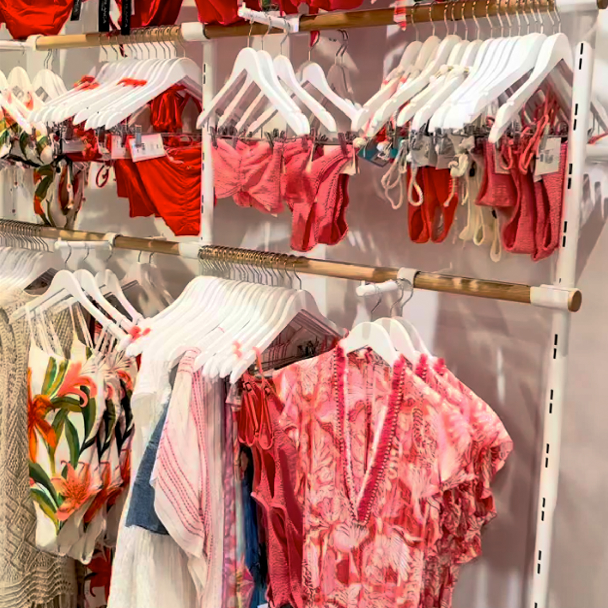 Miami Beach Print Bralette Bikini