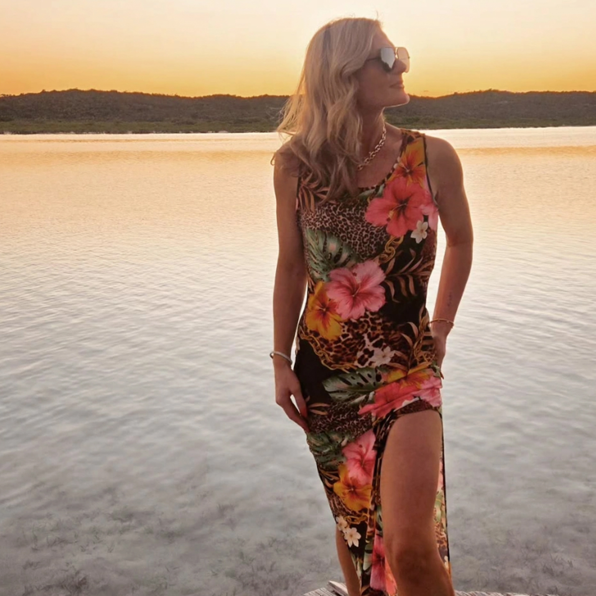 Luli Fama Visions of Paradise Maxi Dress