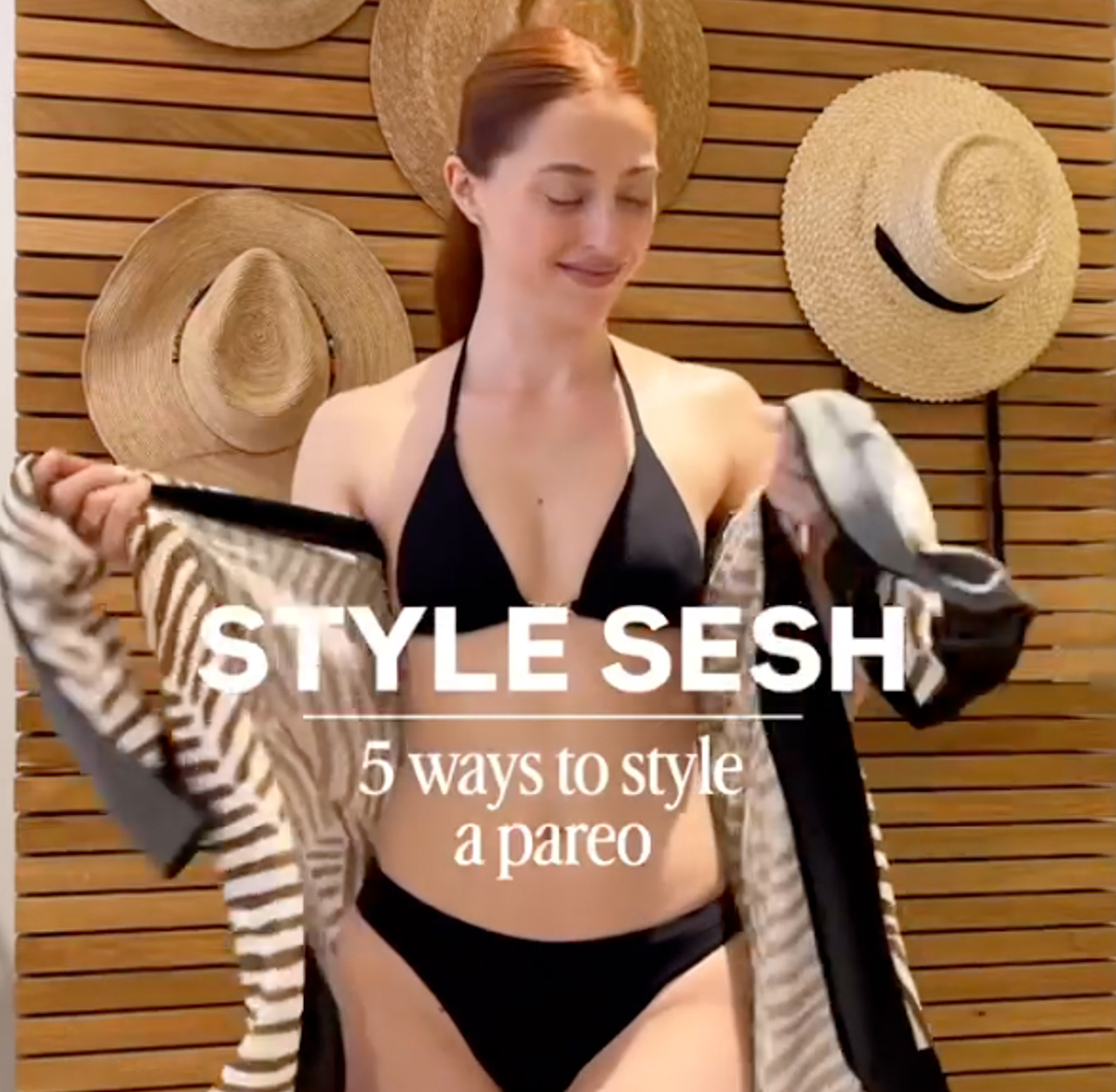 5 ways. 1 pareo. endless vacation looks!