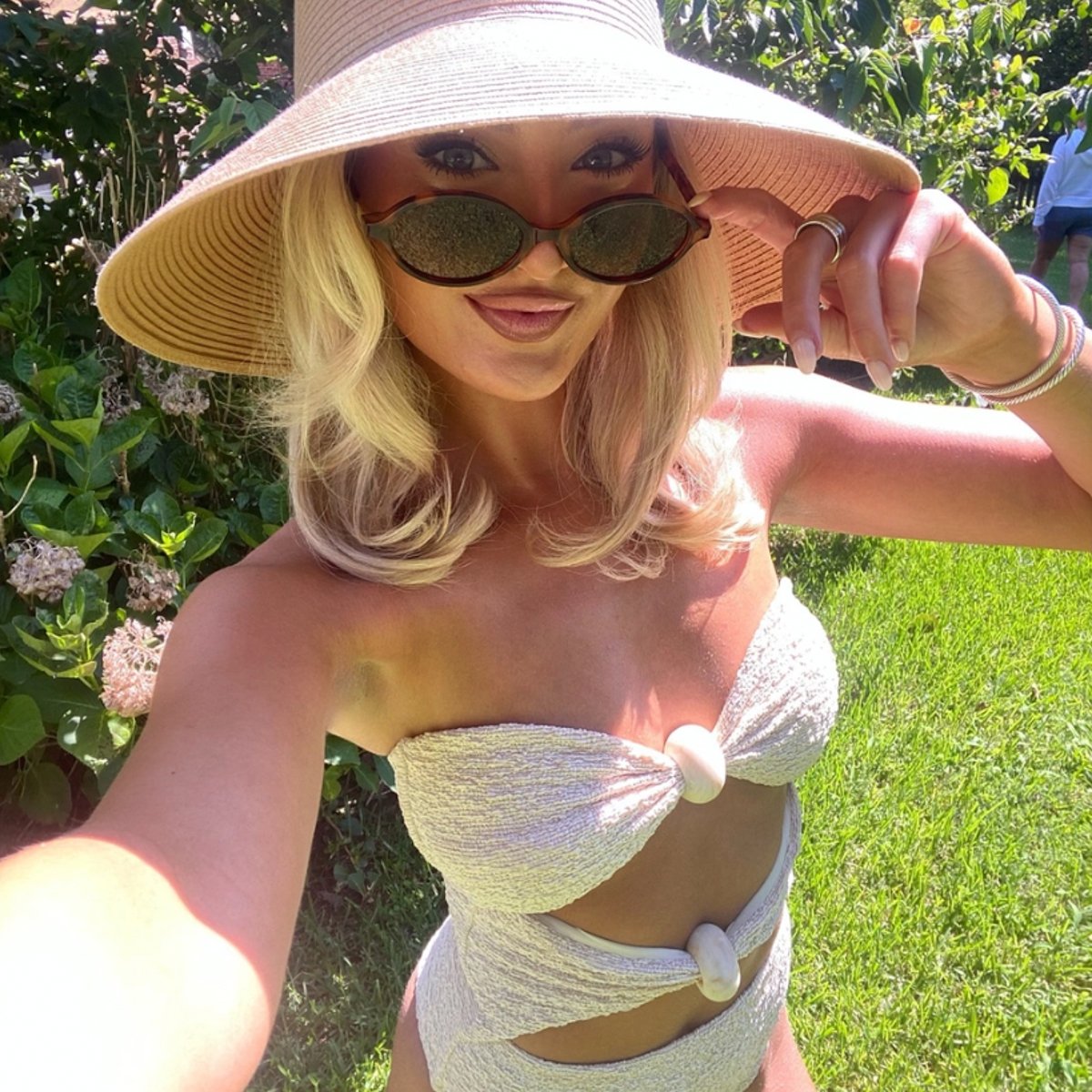 Devon Windsor Misha Bandeau One Piece Swimsuit