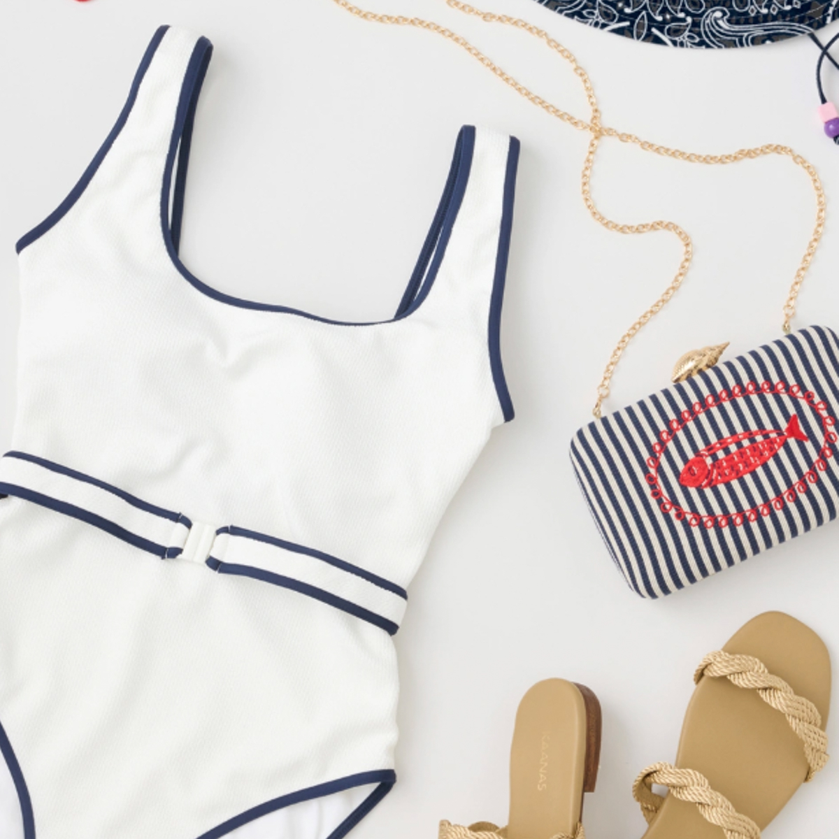 Melissa Odabash Rio Pucker Belted One Piece Swimsuit